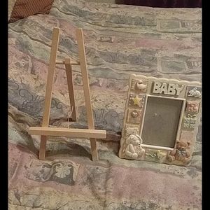 Vintage baby picture frame